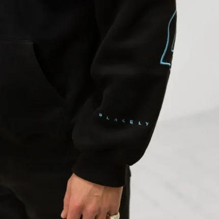 Embroidered Idris Oversized Hoodie f