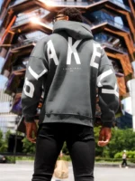 Idris Oversized Hoodie Black