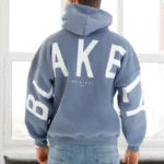 Idris Oversized Hoodie Blue