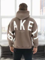 Idris Oversized Hoodie Brown