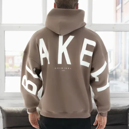 Idris Oversized Hoodie Brown