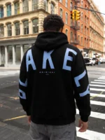 Members Idris Oversized Hoodie Blue