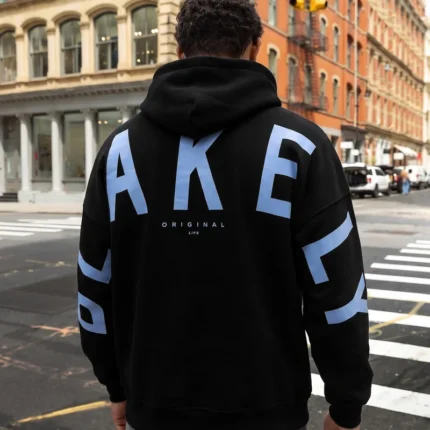 Members Idris Oversized Hoodie Blue
