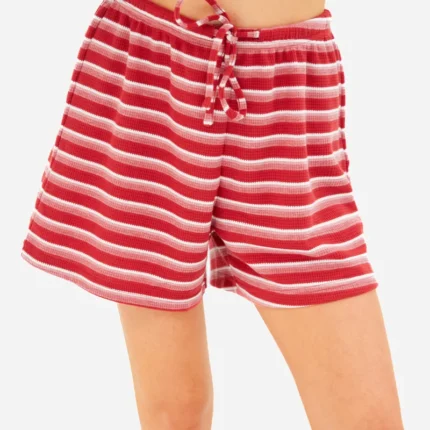 Soft Stripe Waffle Shorts